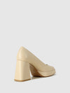 Sapatos de Plataforma em Bege